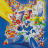 Mega Man X Game Diamond Painting