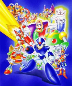 Mega Man X Game Diamond Painting