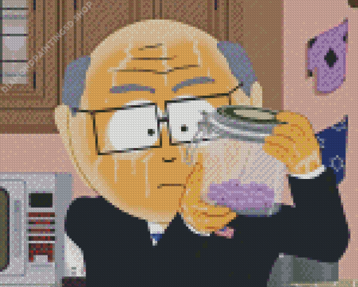 Mr Garrison Diamond Painting