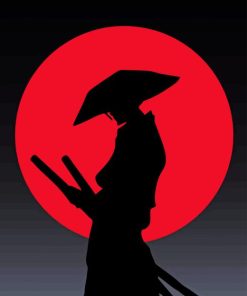 Ninja Silhouette Diamond Painting