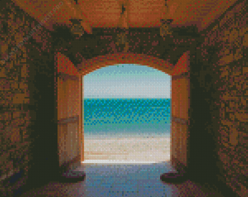 Door To Sea Diamond Painting