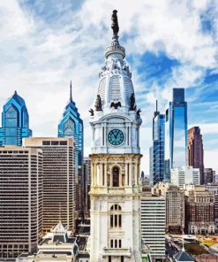 Philadelphia Skyline Diamond Painting