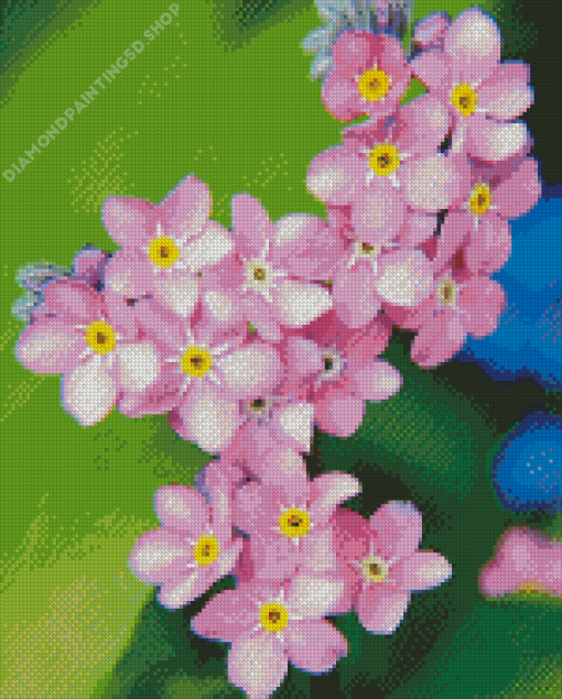 Forget Me Not Diamond Painting