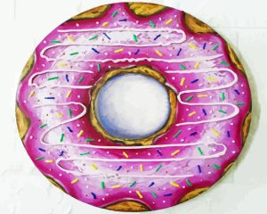 Pink Donut Diamond Painting