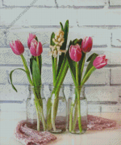 Pink Tulips Diamond Painting