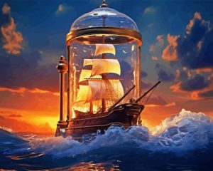 Pirate Ship Diamond Painting