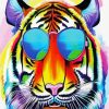 Pop Art Tiger Diamond Painting