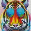 Pop Art Tiger Diamond Painting