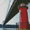 Red Lighthouse Diamond Painting