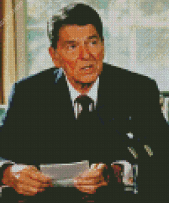 Ronald Reagan Diamond Painting