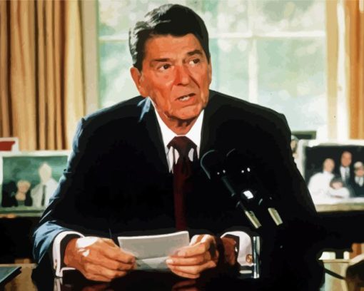 Ronald Reagan Diamond Painting