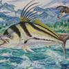 Rooster Fish Diamond Painting