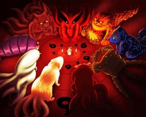 Tailed Beasts Diamond Painting