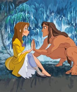 Tarzan And Jane Diamond Painting