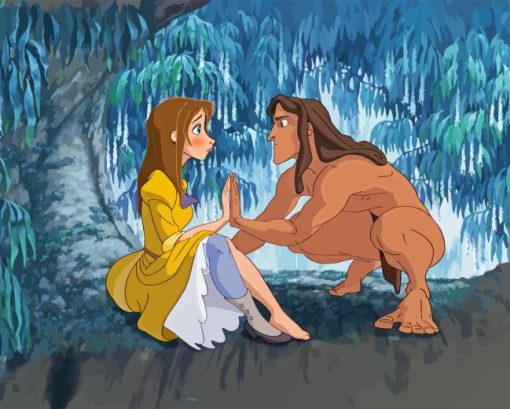 Tarzan And Jane Diamond Painting