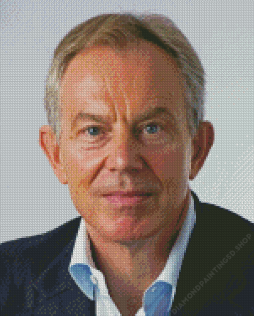 Tony Blair Diamond Painting