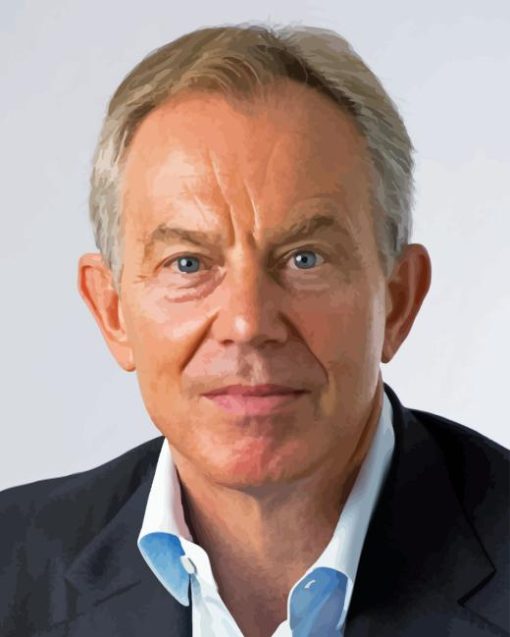 Tony Blair Diamond Painting