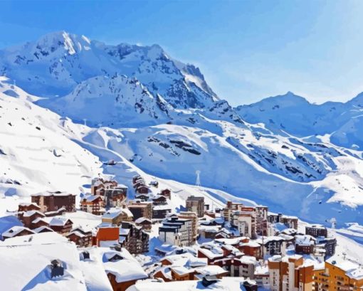 Val Thorens Diamond Painting