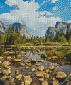 Yosemite Valley Diamond Painting