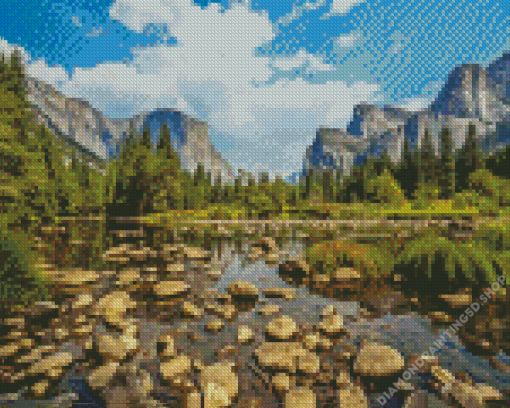 Yosemite Valley Diamond Painting