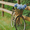 Bike And Flowers Diamond Painting