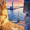 Chania Lighthouse Diamond Painting