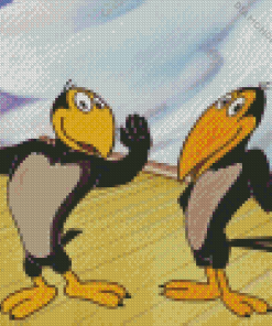 Heckle And Jeckle Diamond Painting