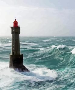 Phare De La Jument Diamond Painting