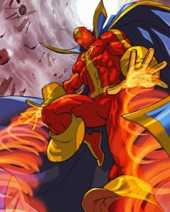 Red Tornado Diamond Painting