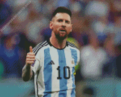 Footballer Leo Messi Diamond Painting