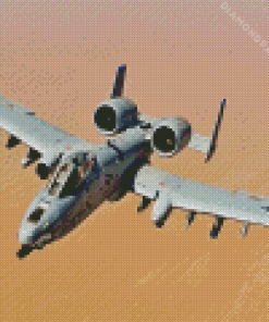 A10 Plane Diamond Painting