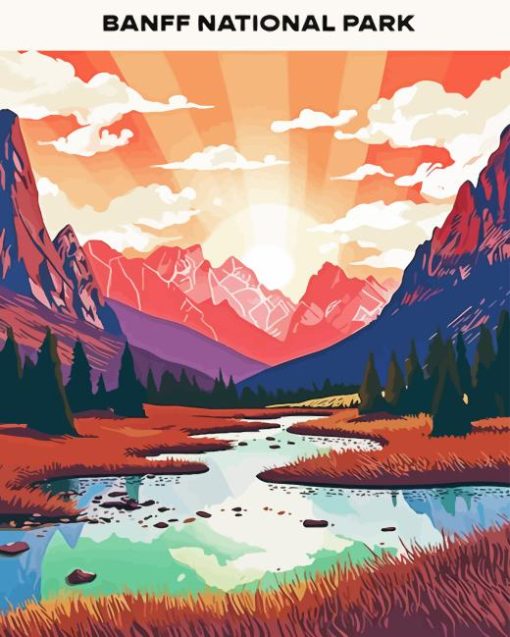 Banff National Park Diamond Painting