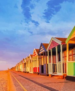 Beach Huts Diamond Painting