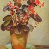 Begonias In Pot Diamond Painting