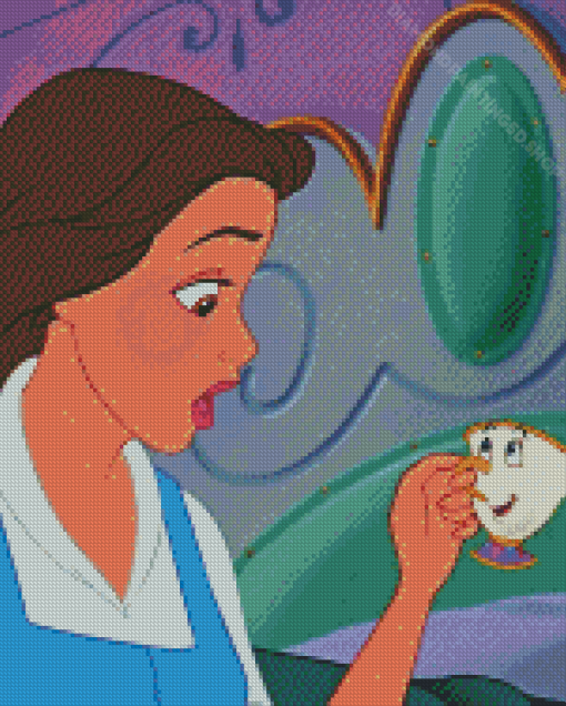 Belle And Chip Diamond Painting