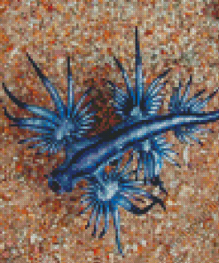 Blue Glaucus Dragon Diamond Painting