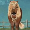 Brown Shetland Pony Diamond Painting