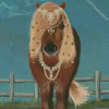 Brown Shetland Pony Diamond Painting