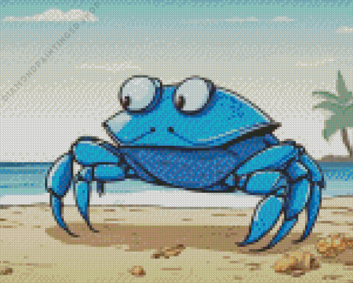 Cartoon Crab Diamond Painting