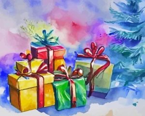 Christmas Presents Diamond Painting