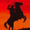 Cowboy Silhouette Diamond Painting