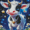 Cute Little Cow Diamond Painting