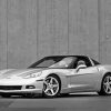 Grey 2005 Corvette Diamond Painting