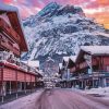 Grindelwald Sunset Diamond Painting