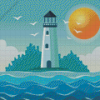 Sea Lighthouse Diamond Painting