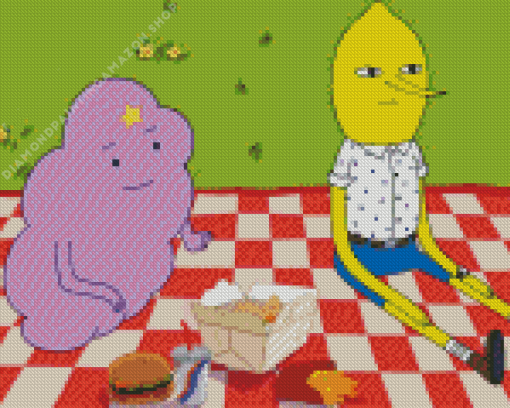 Lemongrab Diamond Painting