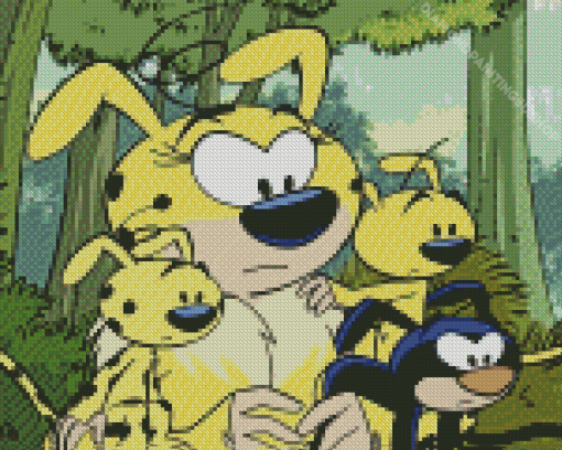 Marsupilami Diamond Painting