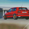 Mk3 Red Golf Diamond Painting