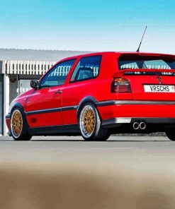 Mk3 Red Golf Diamond Painting