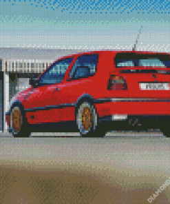 Mk3 Red Golf Diamond Painting